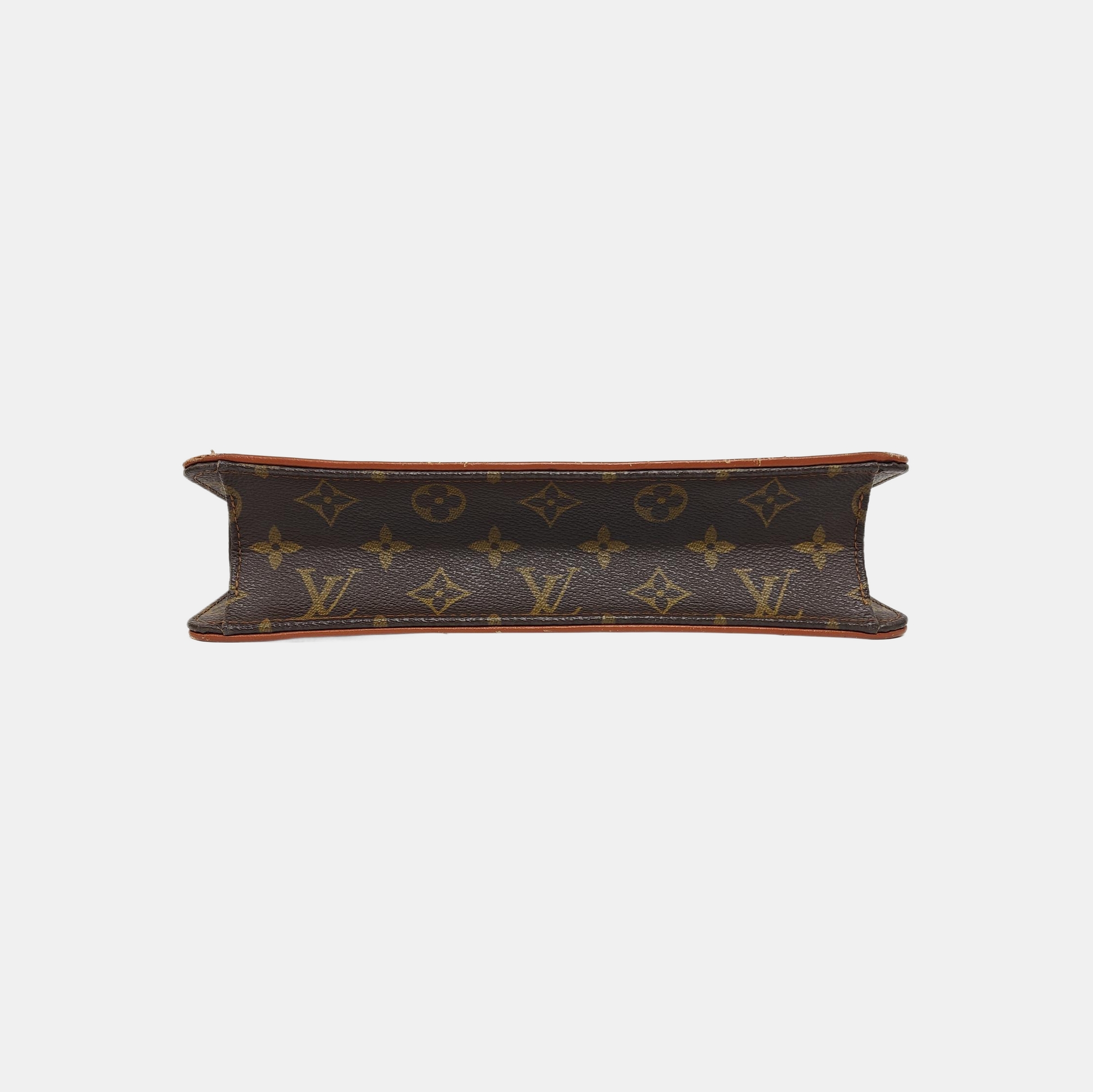 DAME Monogram Coated Canvas Brown