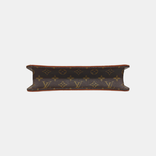 DAME Monogram Coated Canvas Brown