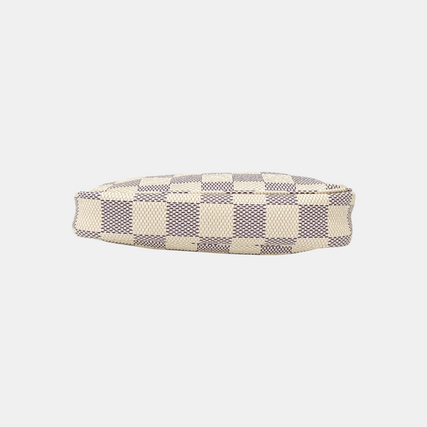 ACCESSOIRES Mini Damier Azur Coated Canvas White