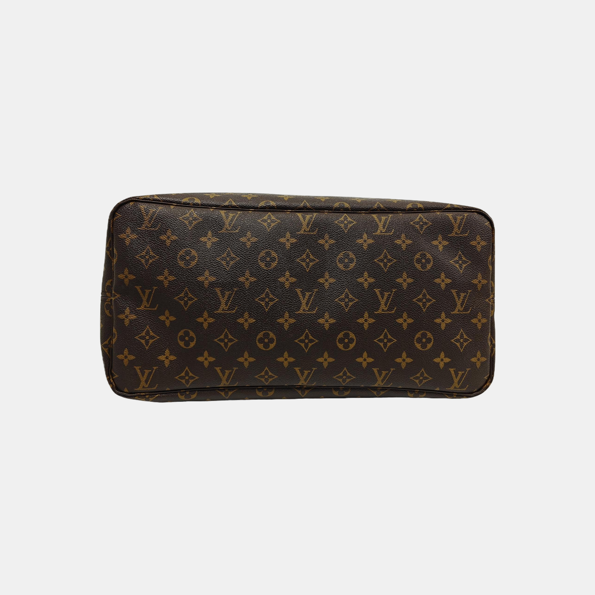 NEVERFULL GM Monogram Coated Canvas Brown