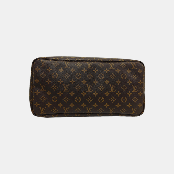 NEVERFULL GM Monogram Coated Canvas Brown
