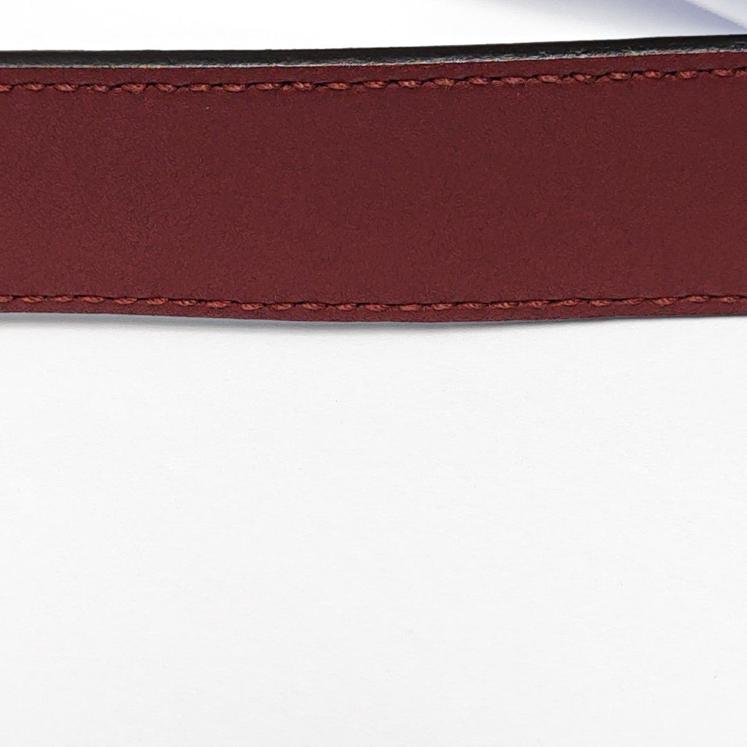 Leather Belt Red