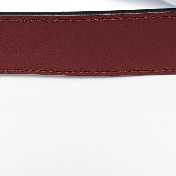 Leather Belt Red