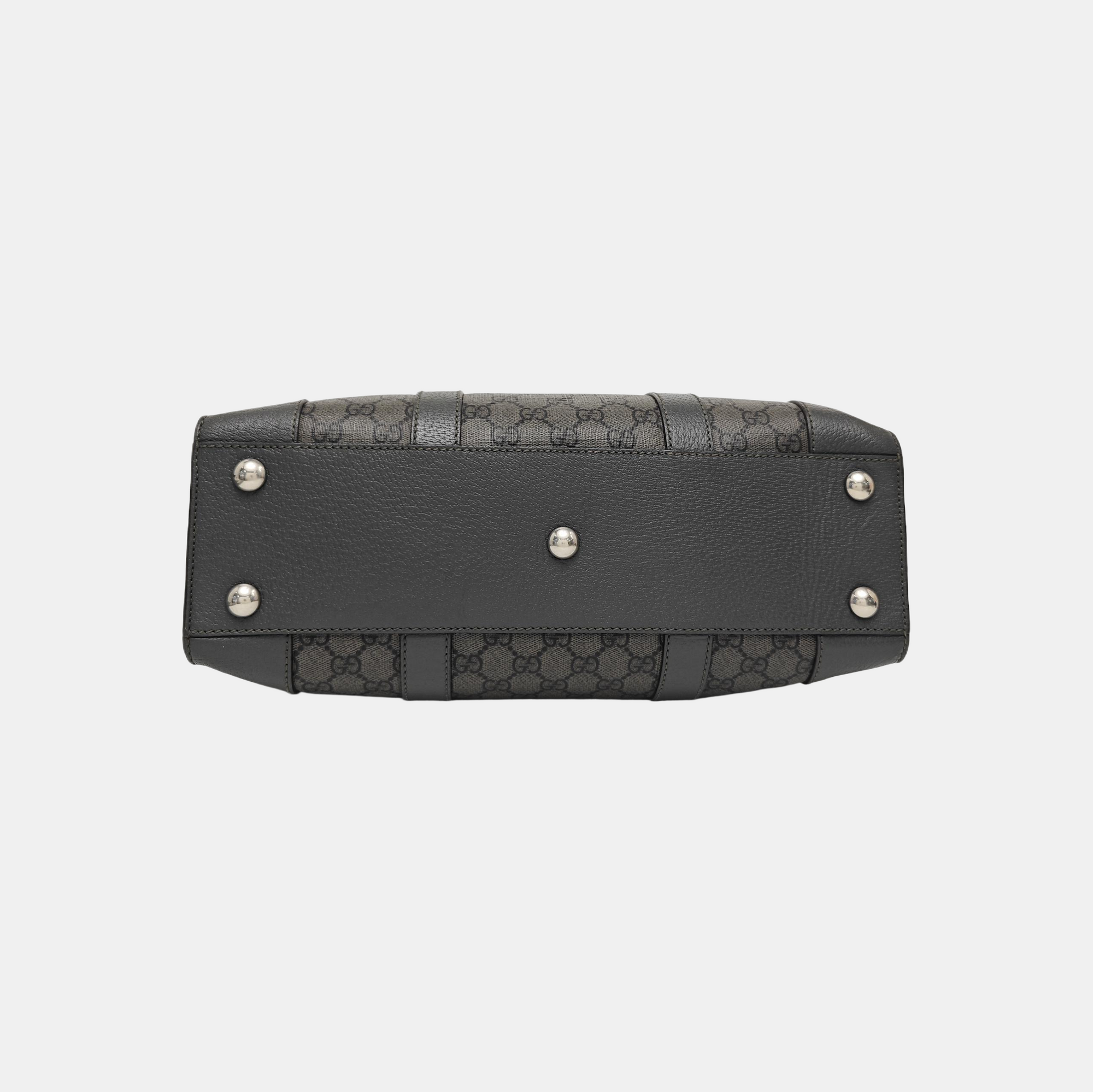 GG Multicolor Monogram Coated Canvas Gray