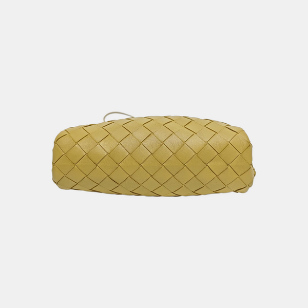 Authenticated pre-owned  The Pouch Mini Lambskin Yellow - Crossbody Bag at Looply
