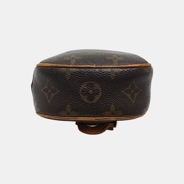 GANGE Monogram Coated Canvas Brown