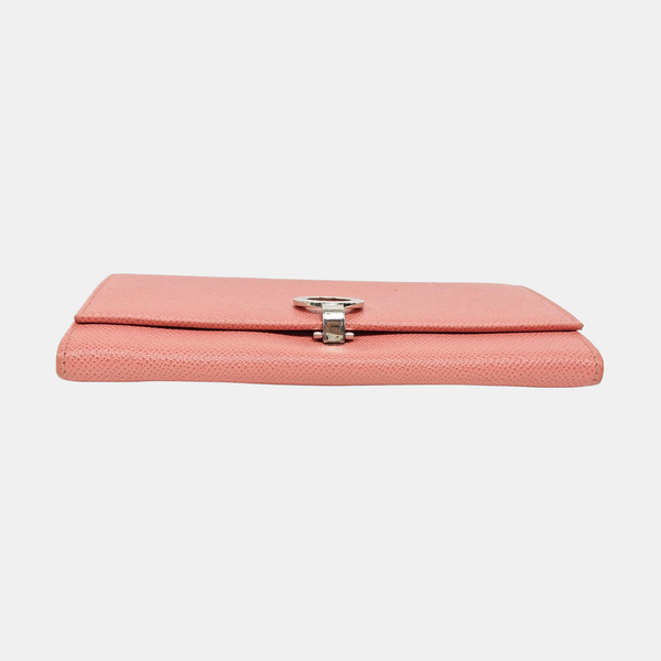 BVLGARI Calfskin Pink Wallet