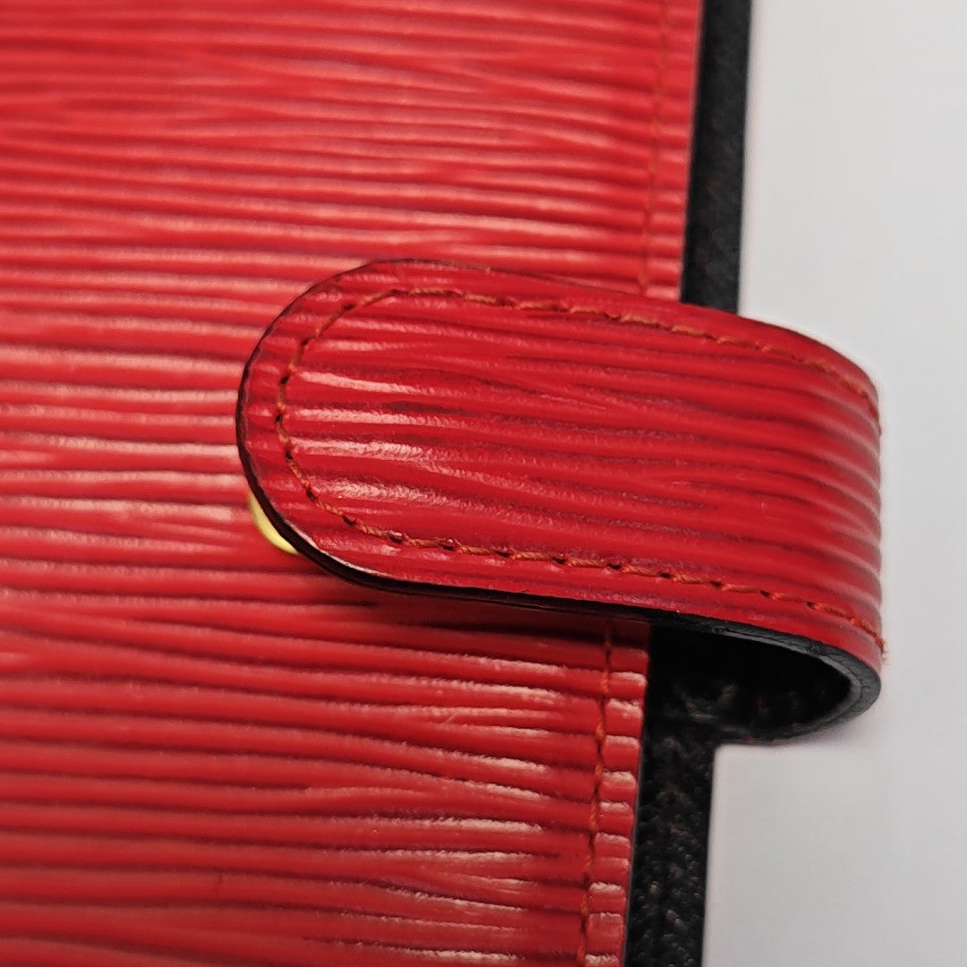 Leather Notebook Red