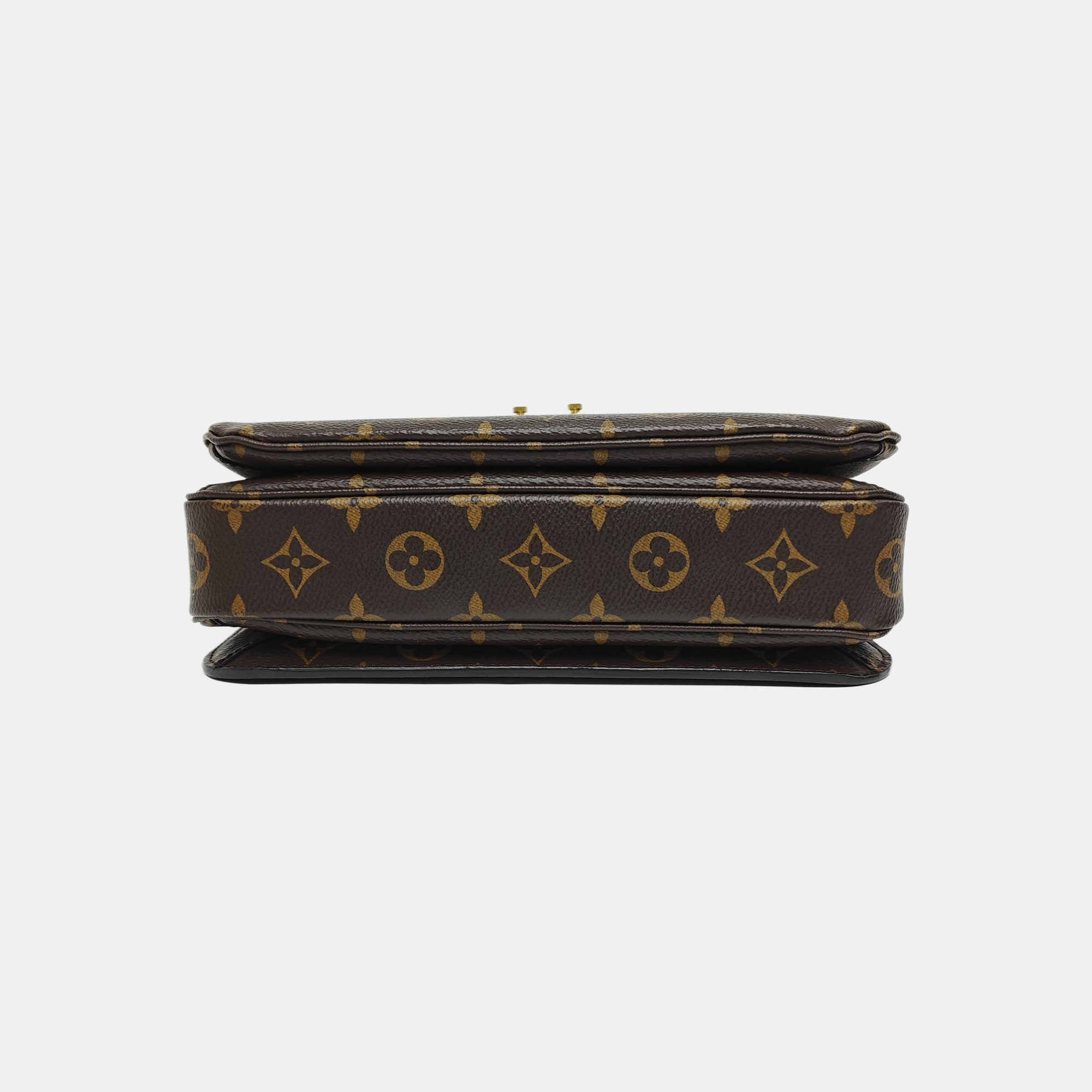 MÉTIS MM Monogram Coated Canvas Brown