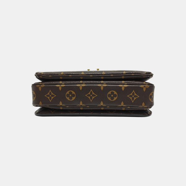 MÉTIS MM Monogram Coated Canvas Brown