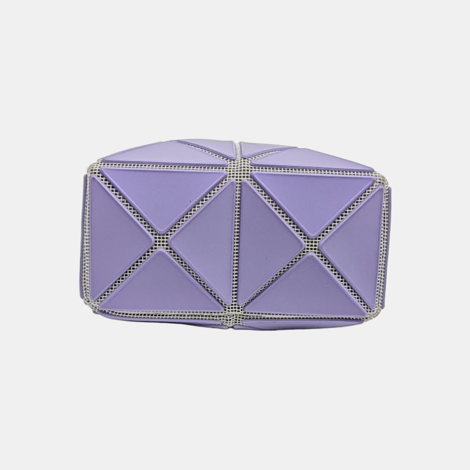 Special Material Top Handle Bag Purple