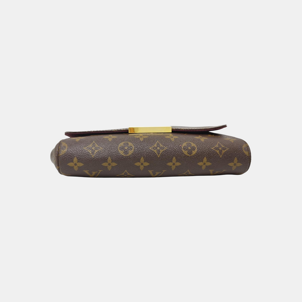 FAVORITE PM Monogram Coated Canvas Brown
