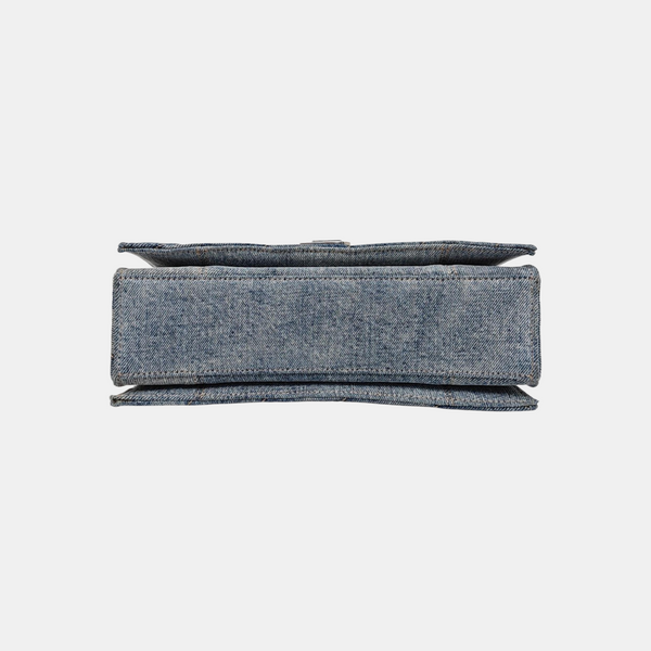 Crush Small Quilted Denim Blue