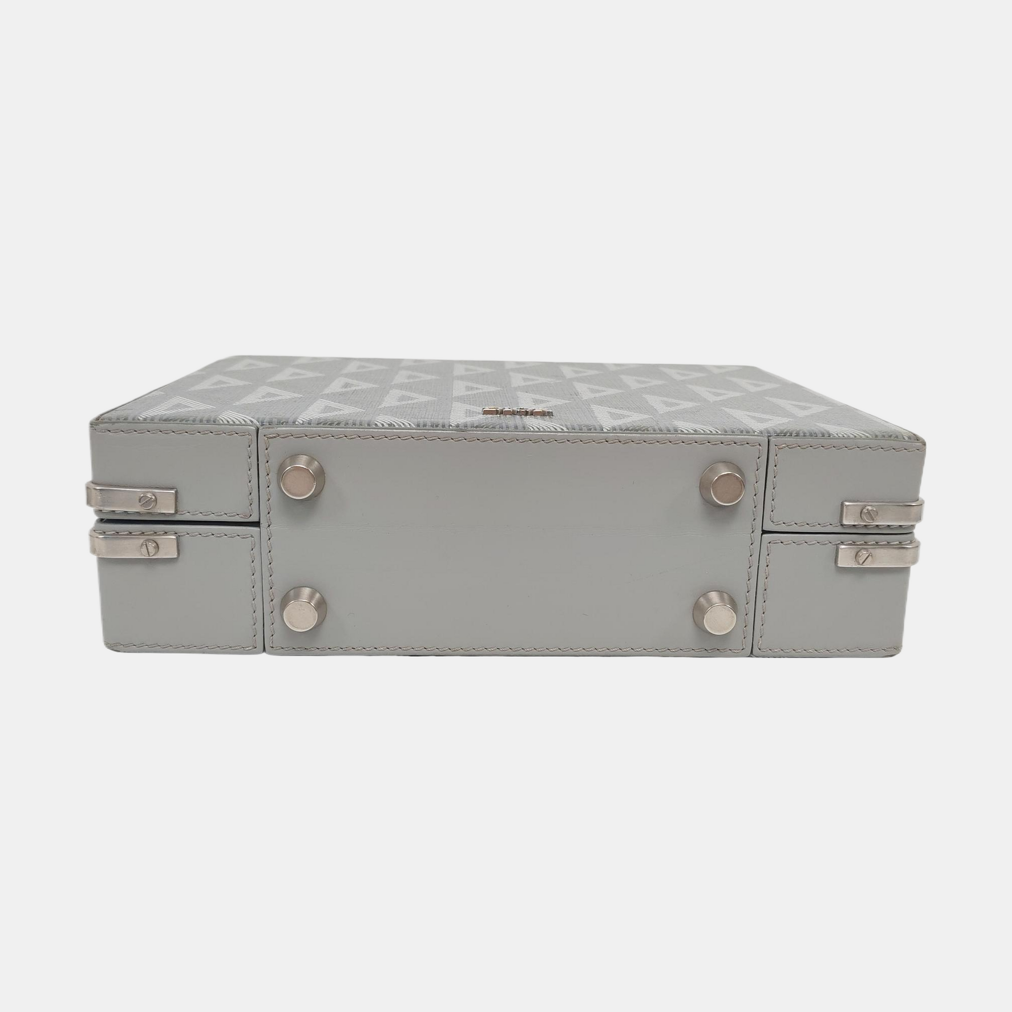 Lock Oblique Coated Canvas Gray