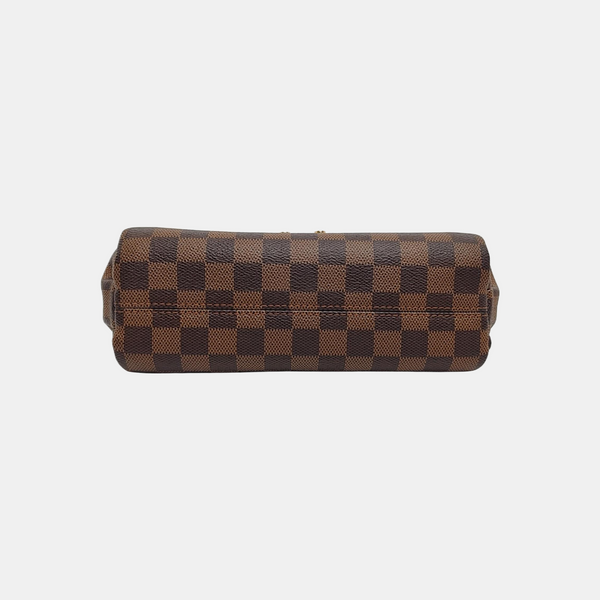 CROISETTE Damier Ebene Coated Canvas Brown