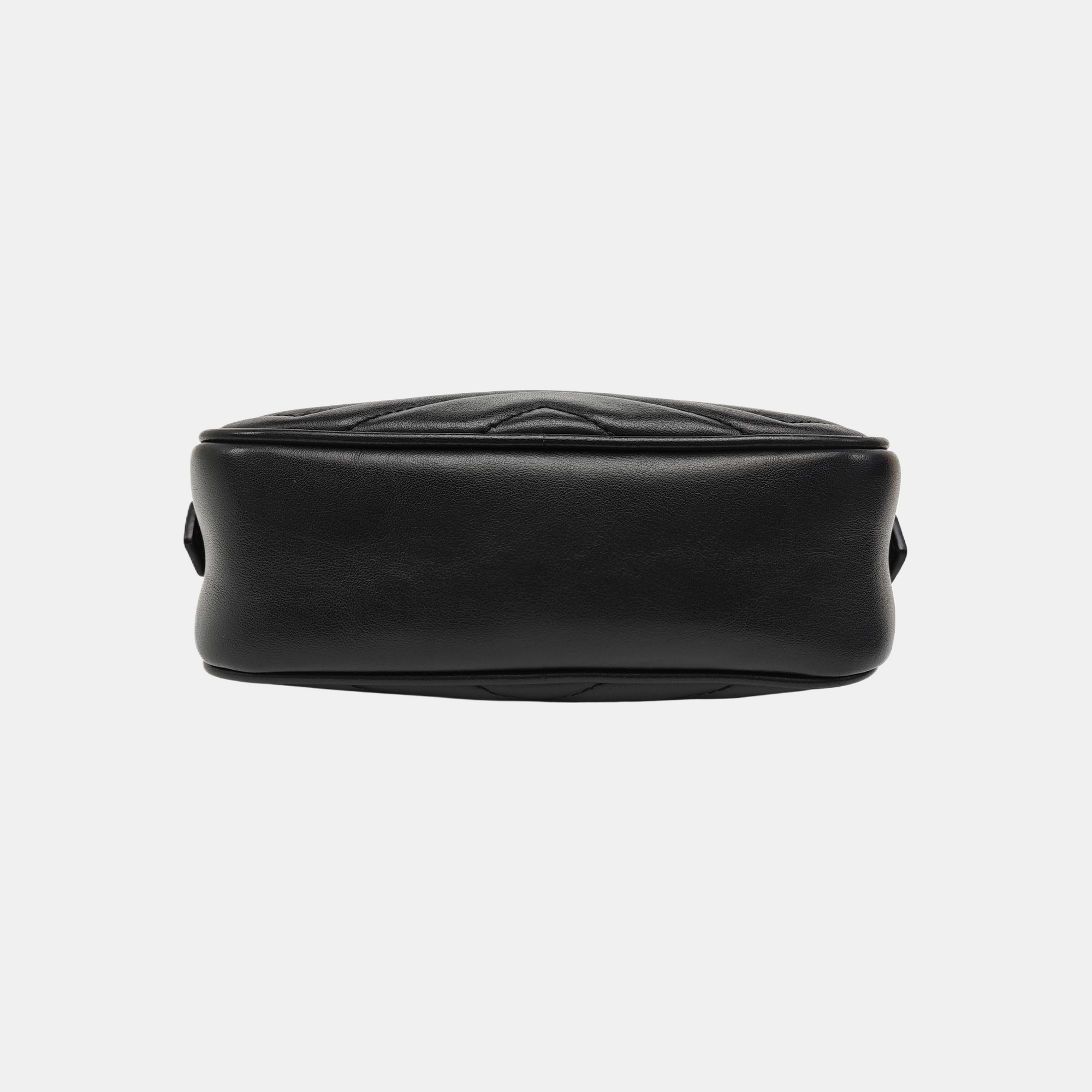GG Marmont Mini Quilted Calfskin Black