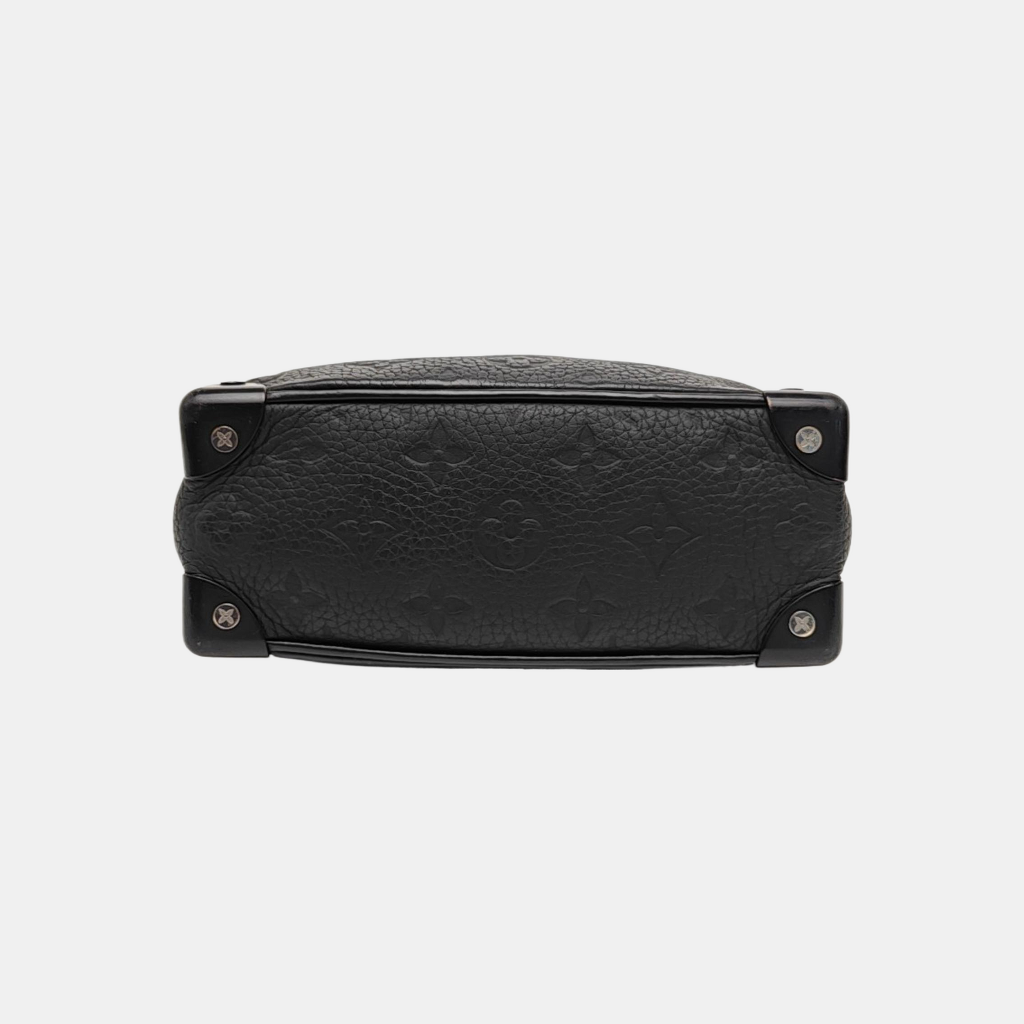 SOFT TRUNK Mini Monogram Calfskin Black