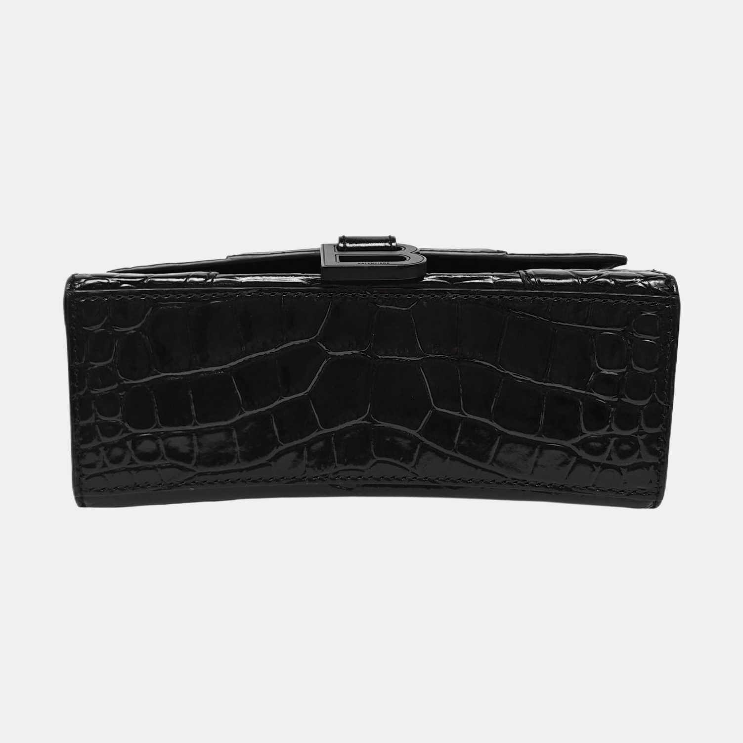Hourglass Small Calfskin Black