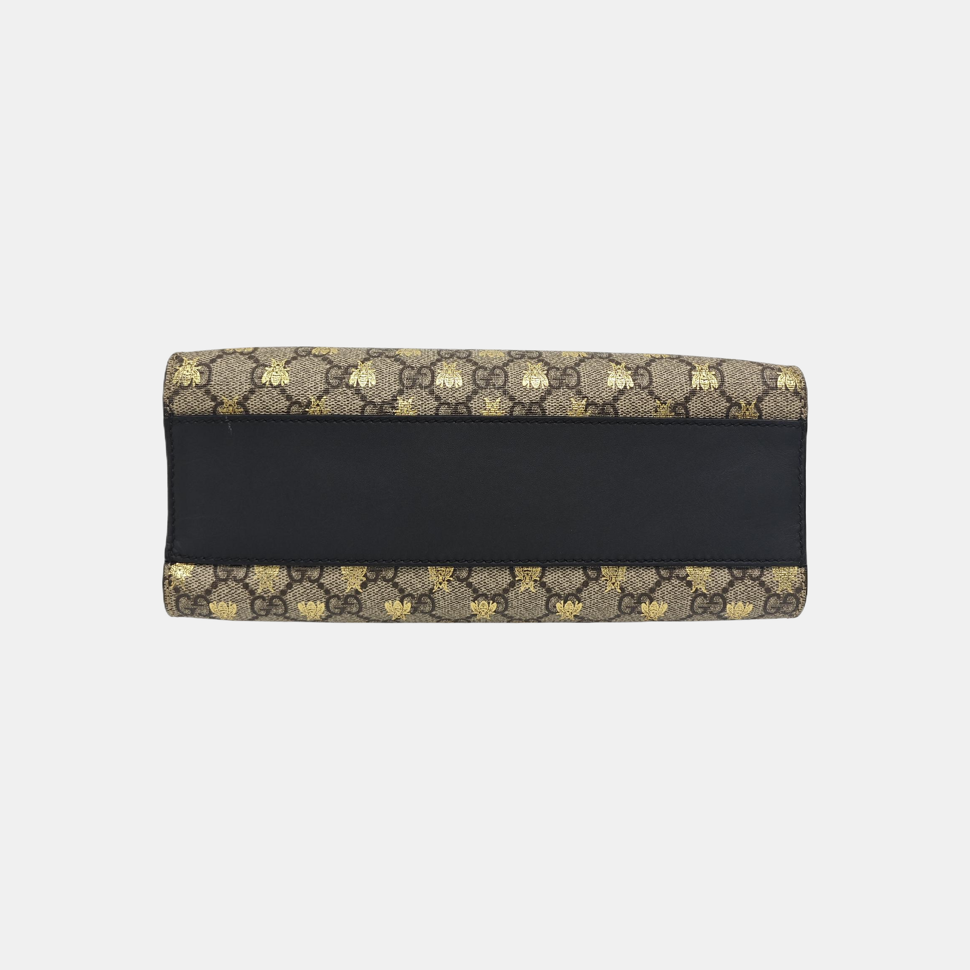 Padlock Small Monogram Coated Canvas Beige