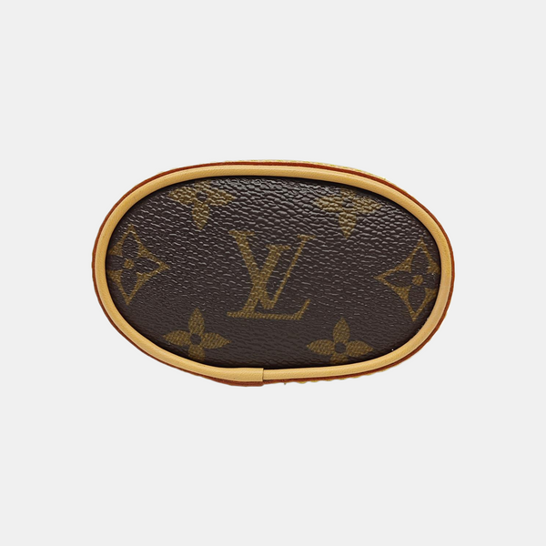 FOLD ME Monogram Coated Canvas Brown