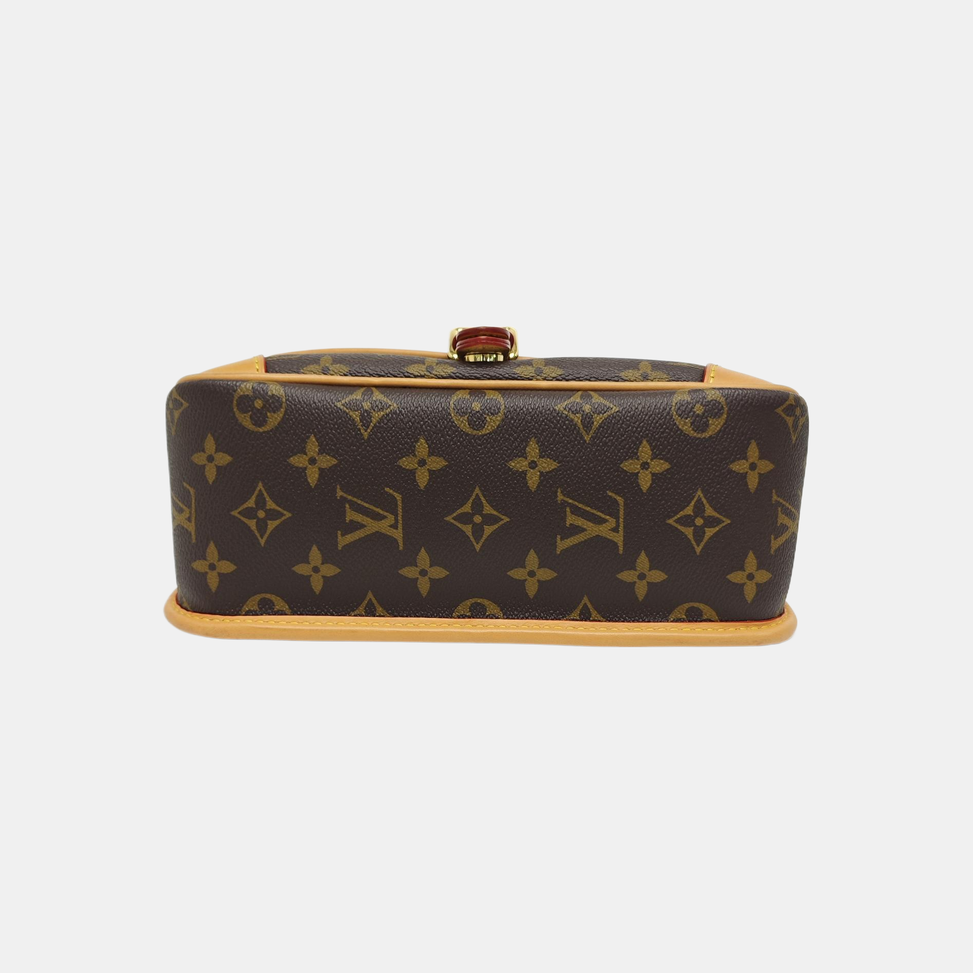 DIANE Monogram Coated Canvas Brown