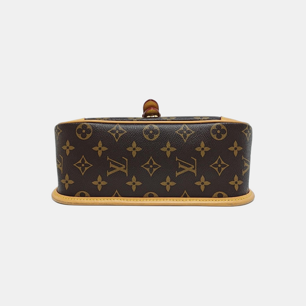 DIANE Monogram Coated Canvas Brown
