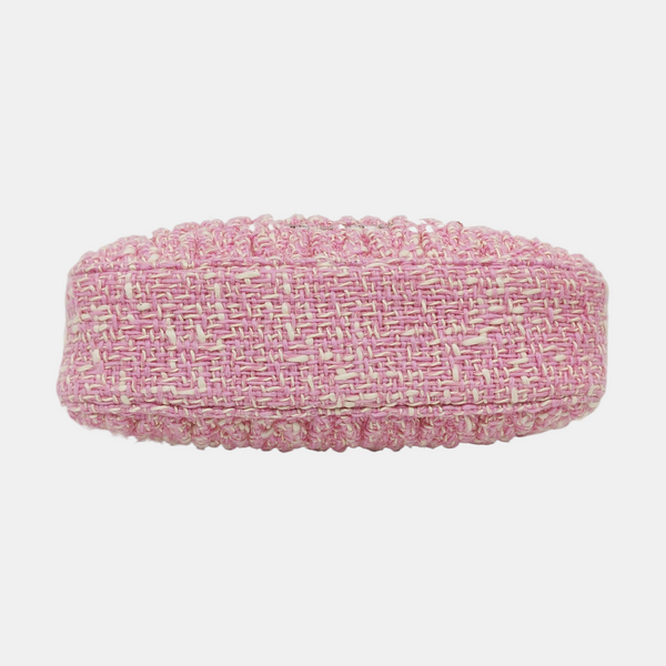 Fabric Crossbody Bag Pink