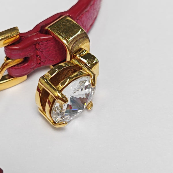 Leather Red Bracelet