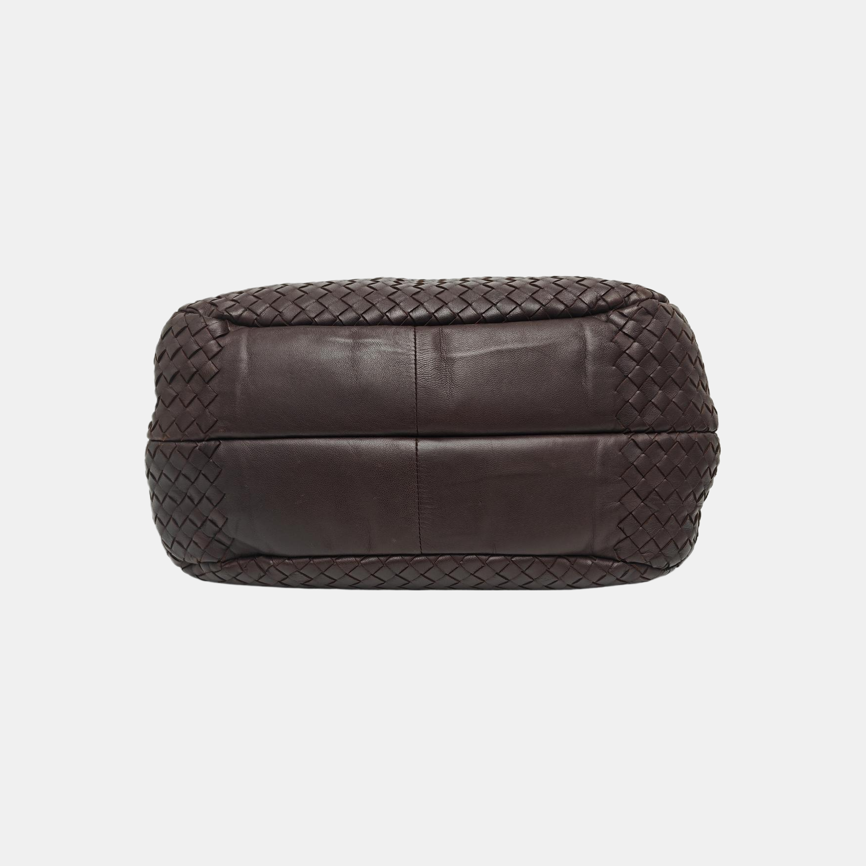 Calfskin Top Handle Bag Brown