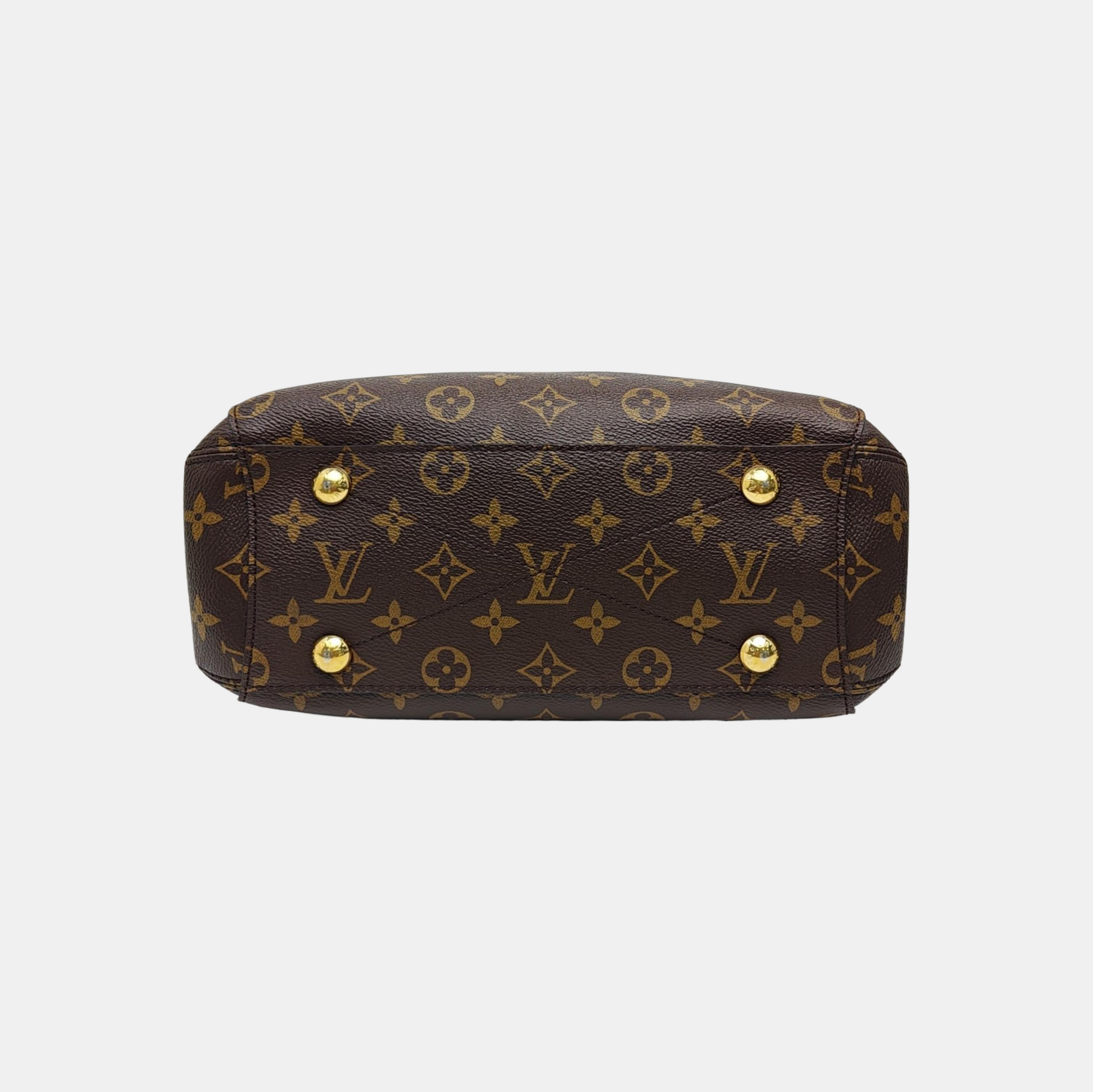MONTAIGNE Monogram Coated Canvas Brown