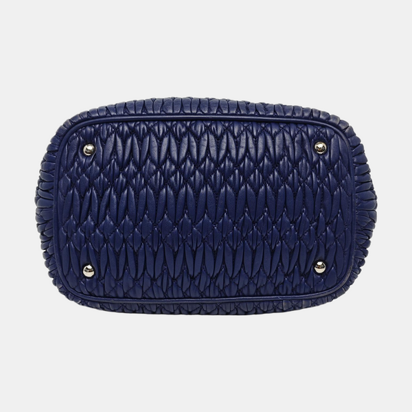 Quilted Lambskin Blue