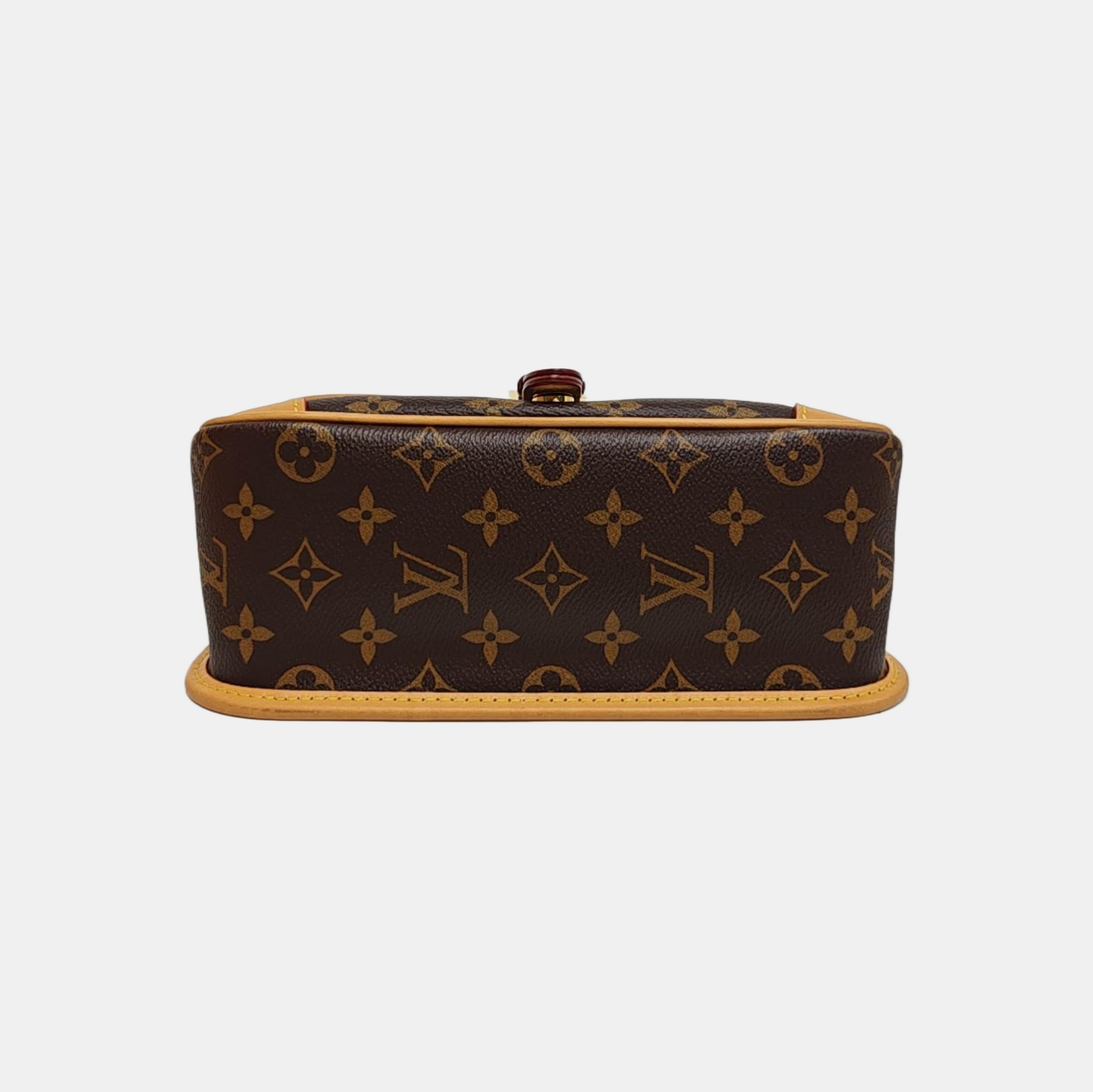 DIANE Monogram Coated Canvas Brown