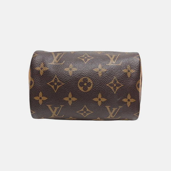 SPEEDY Nano Monogram Coated Canvas Brown