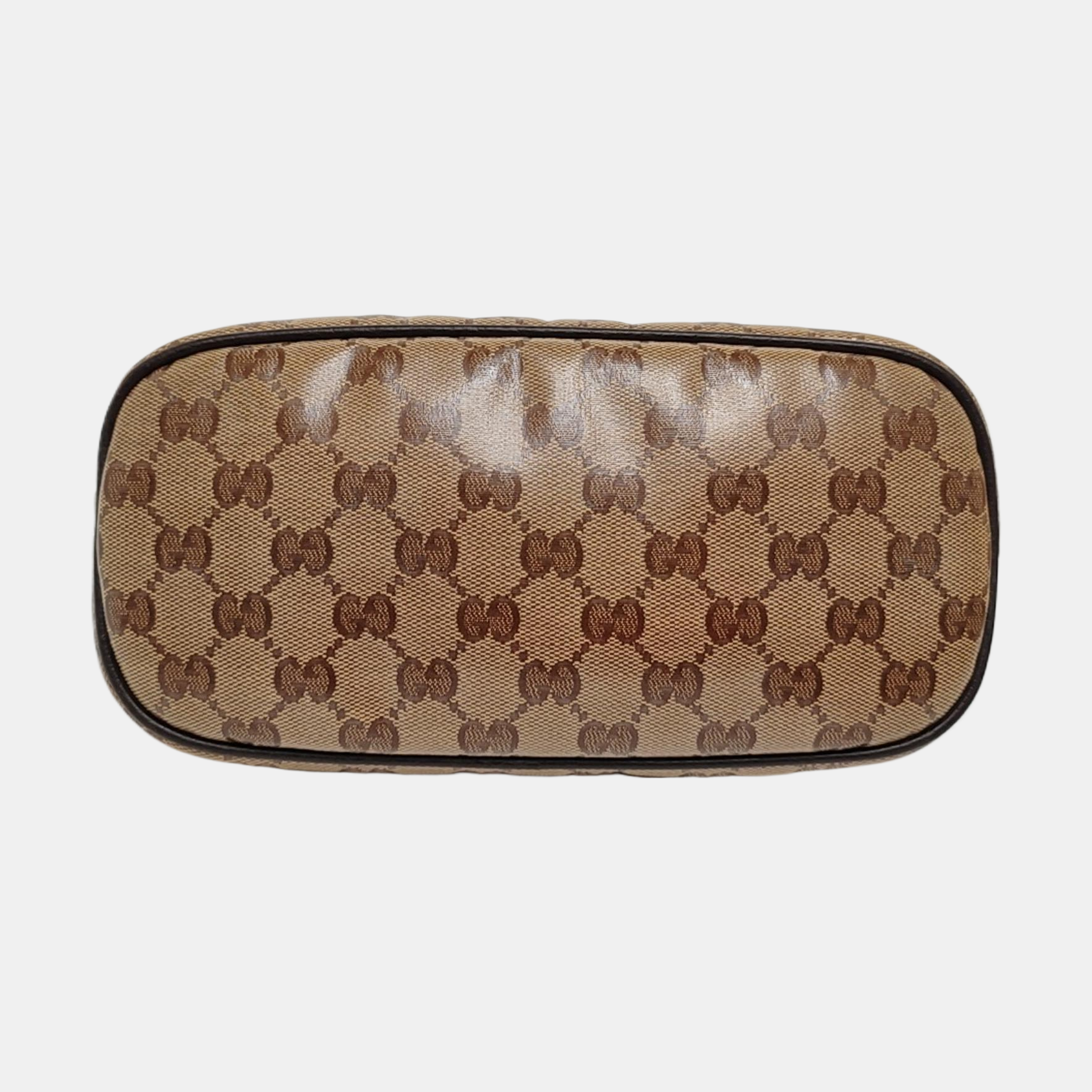 Dome Monogram Coated Canvas Brown