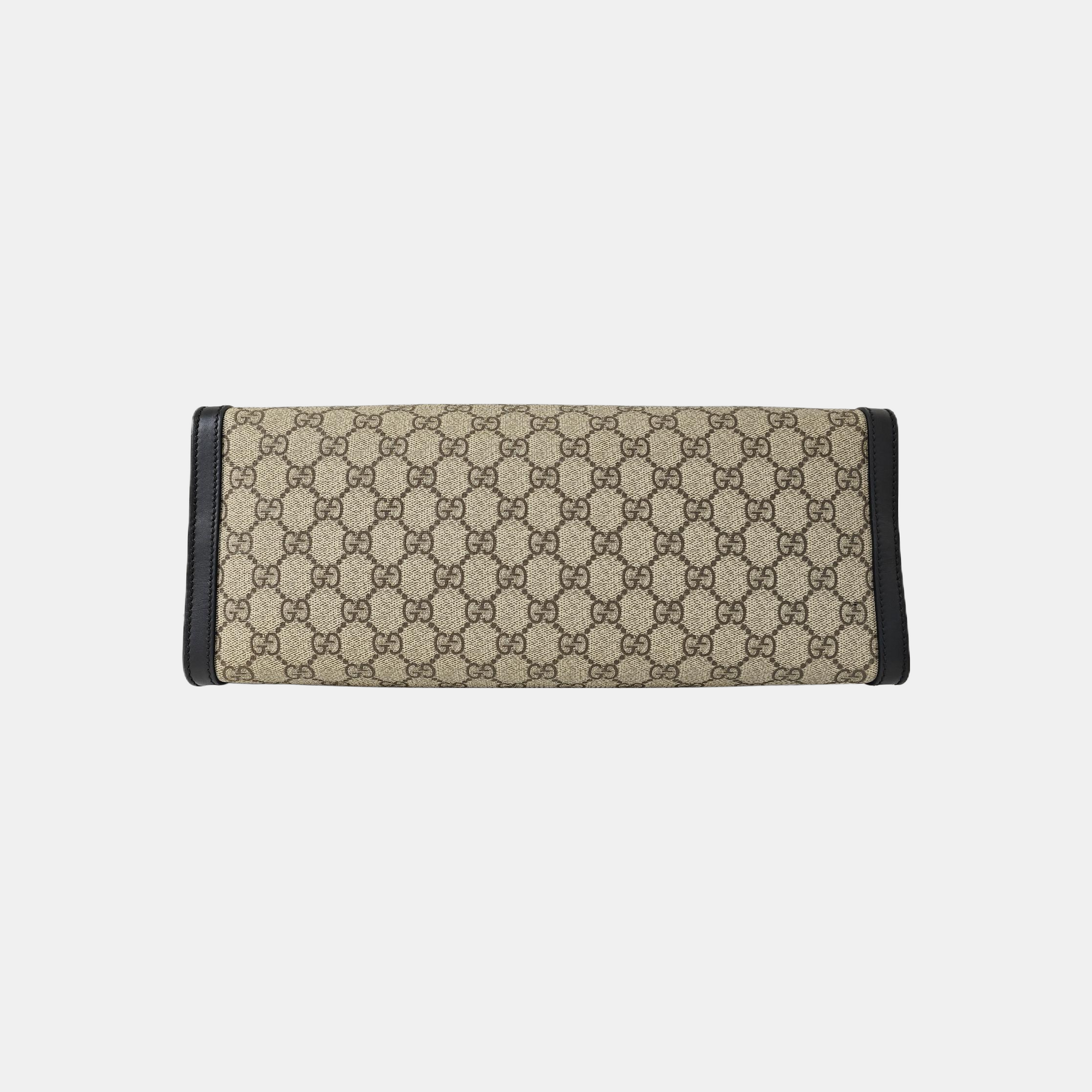Padlock Medium Monogram Coated Canvas Beige