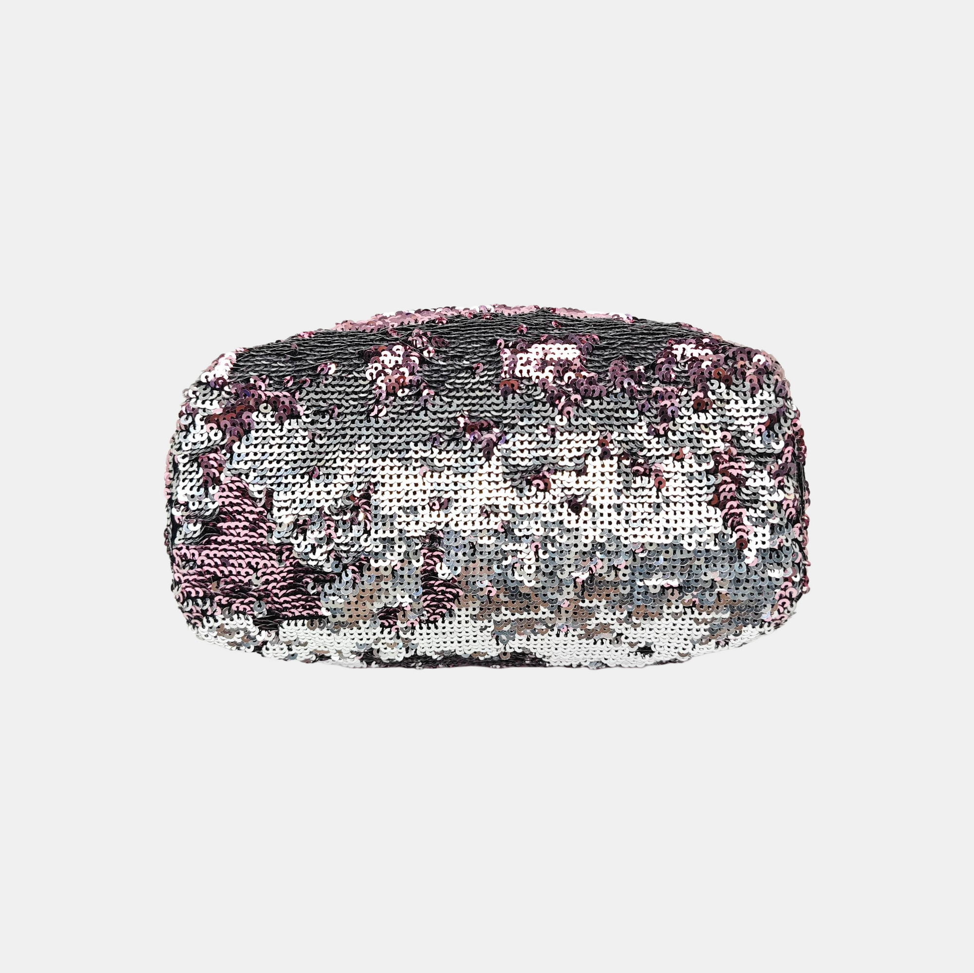 Special Material Top Handle Bag Silver