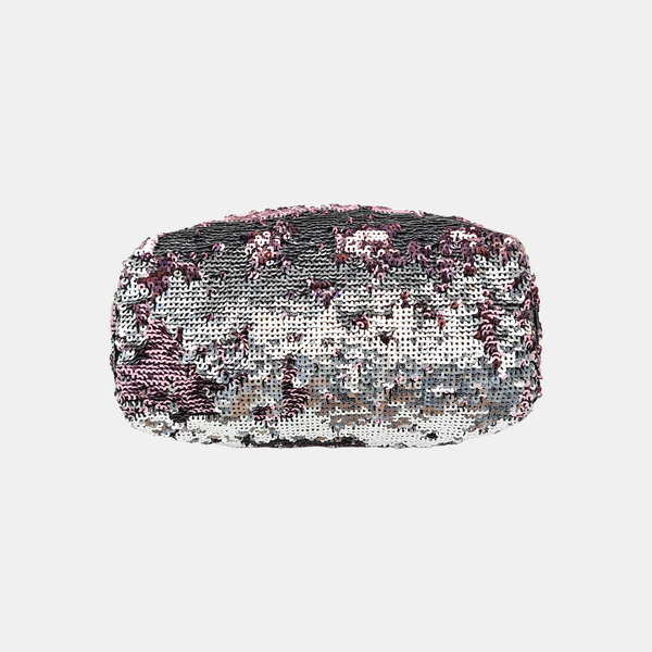 Special Material Top Handle Bag Silver