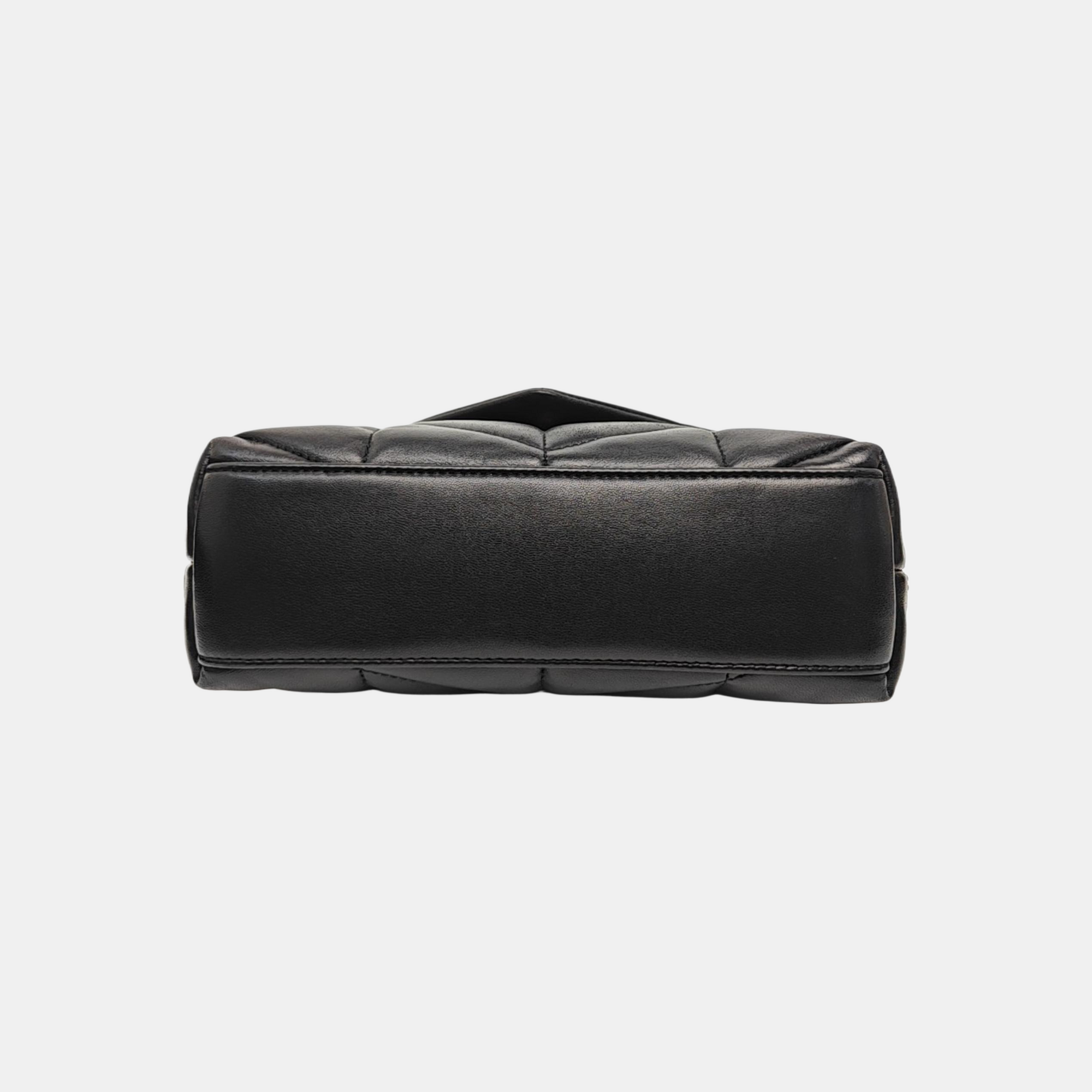 PUFFER TOY Mini Chevron Lambskin Black