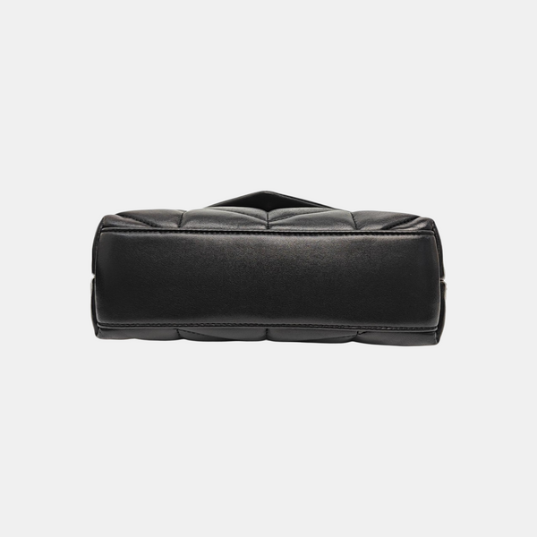 PUFFER TOY Mini Chevron Lambskin Black