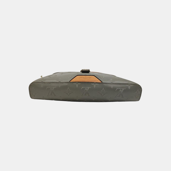 Monogram Coated Canvas Shoulder Bag Green