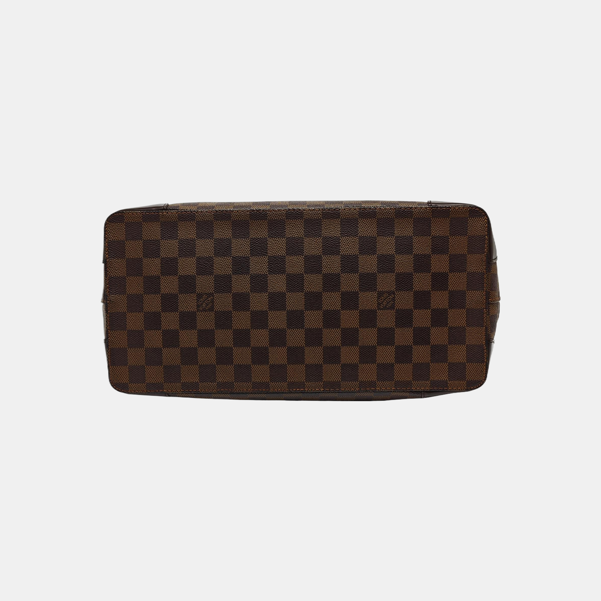 HAMPSTEAD MM Damier Ebene Coated Canvas Brown