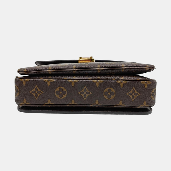 MÉTIS MM Monogram Coated Canvas Brown