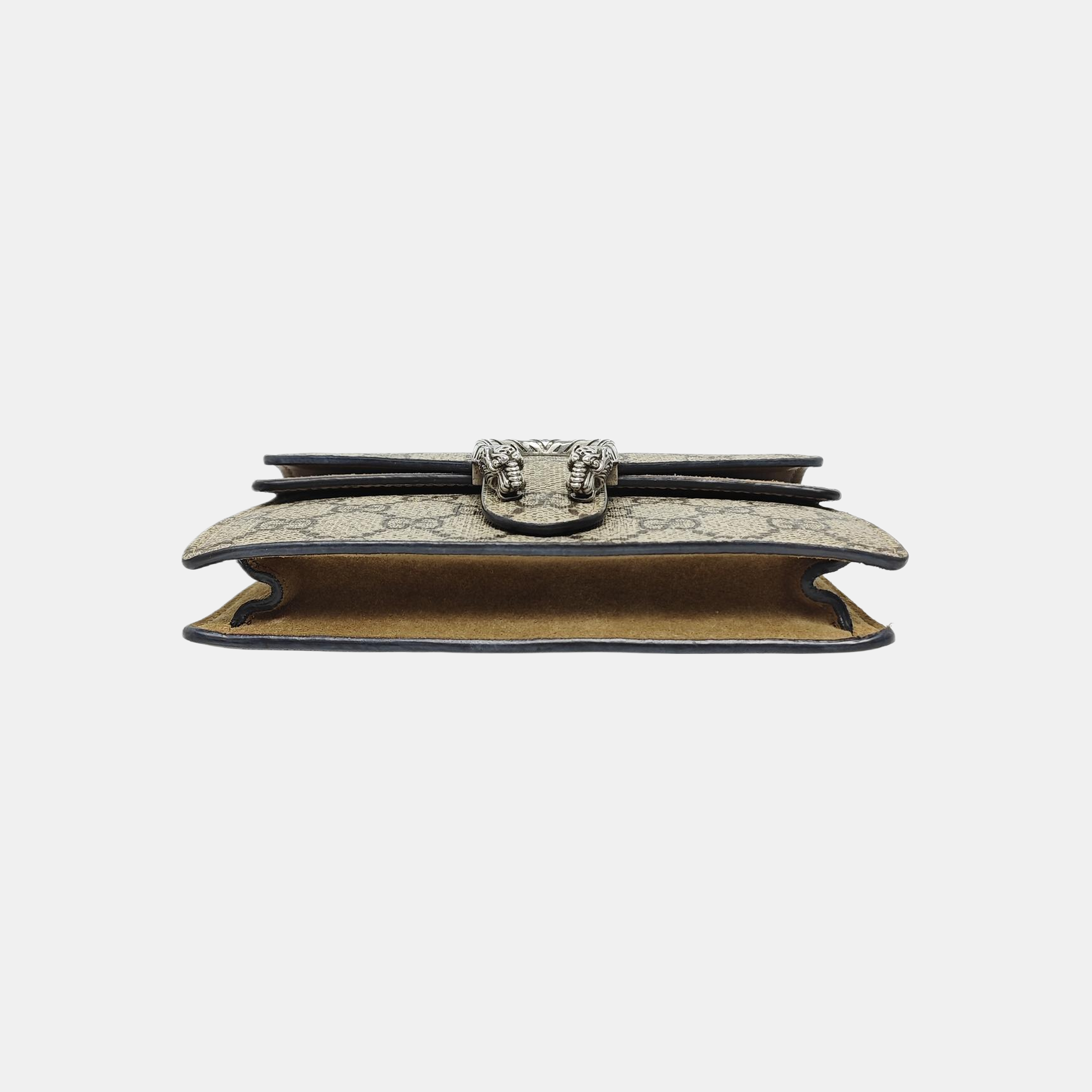 Dionysus Super Mini Monogram Coated Canvas Beige