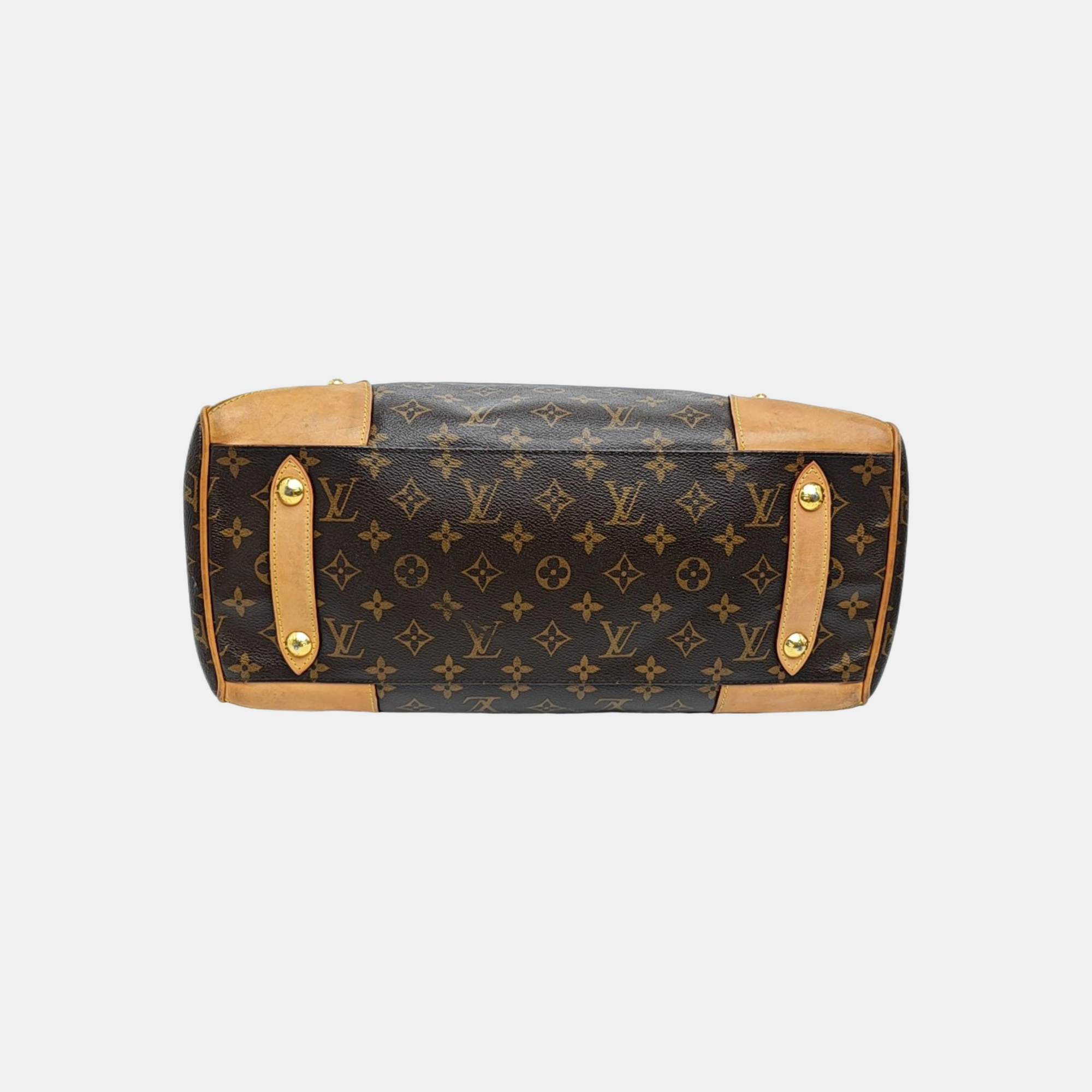 RETIRO GM Monogram Coated Canvas Brown