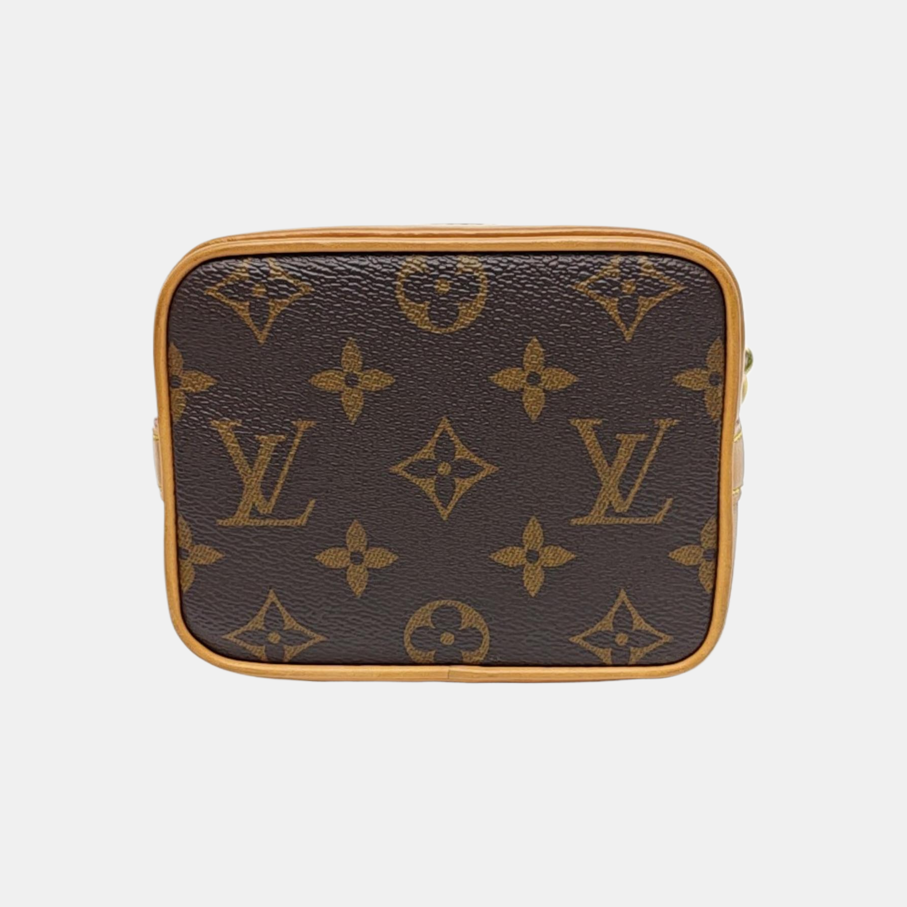 NOÉ Nano Monogram Coated Canvas Brown