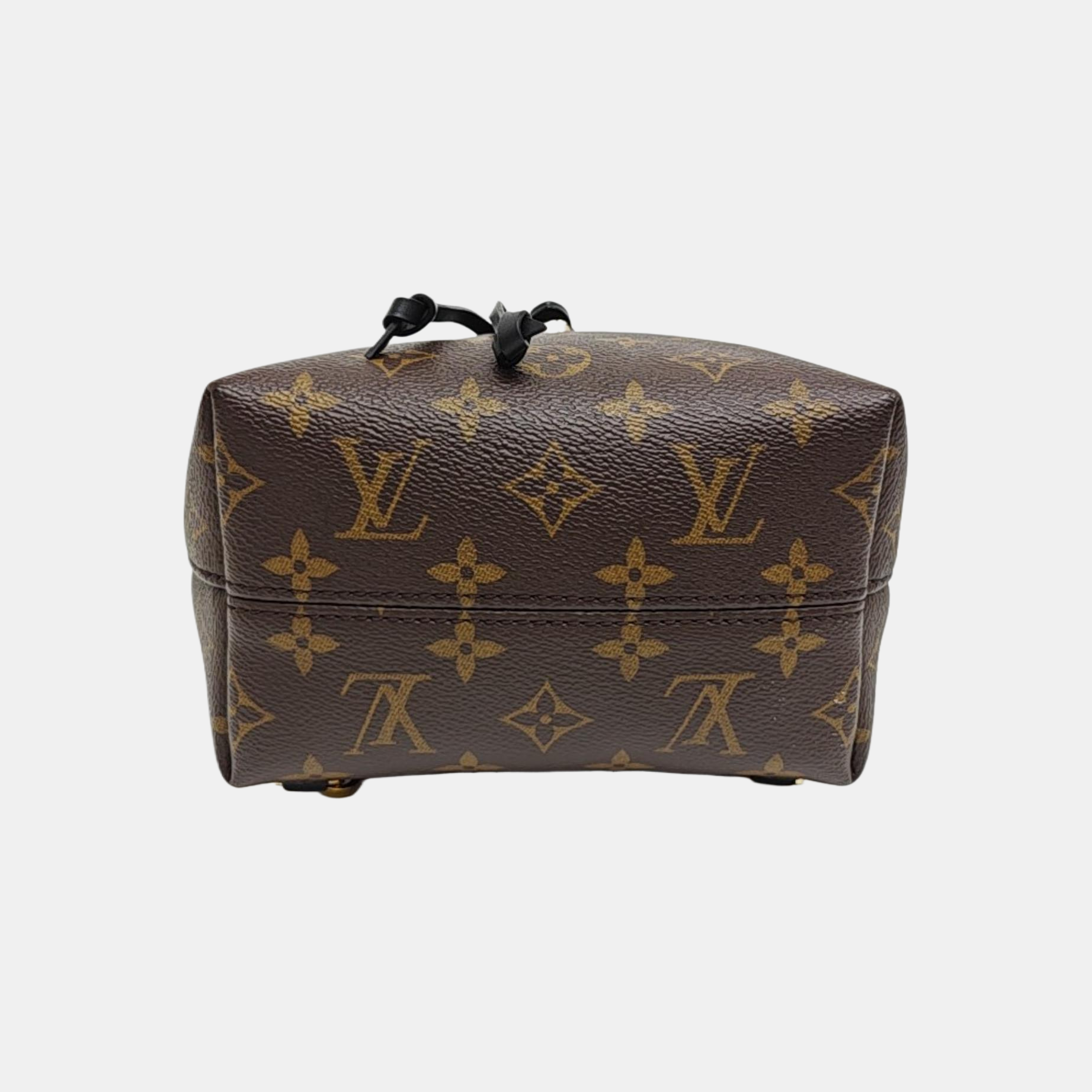MONTSOURIS BB Monogram Coated Canvas Brown