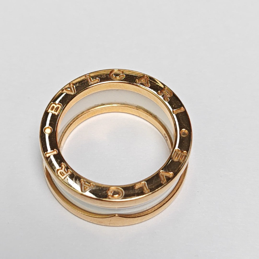 B.ZERO1 18k Rose Gold Ring EU 50