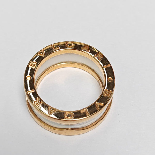 B.ZERO1 18k Rose Gold Ring EU 50