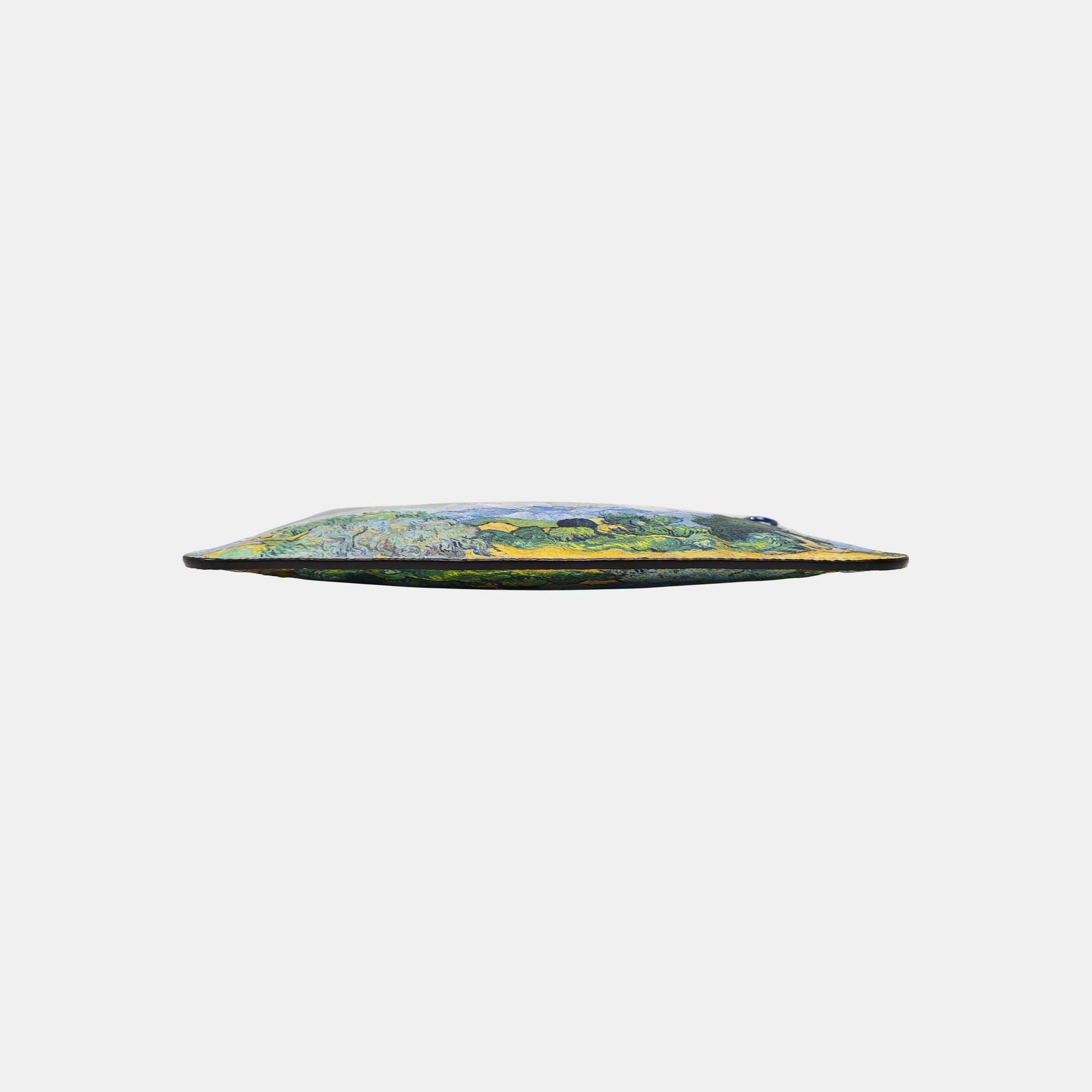 Coated Canvas Clutch Multicolor