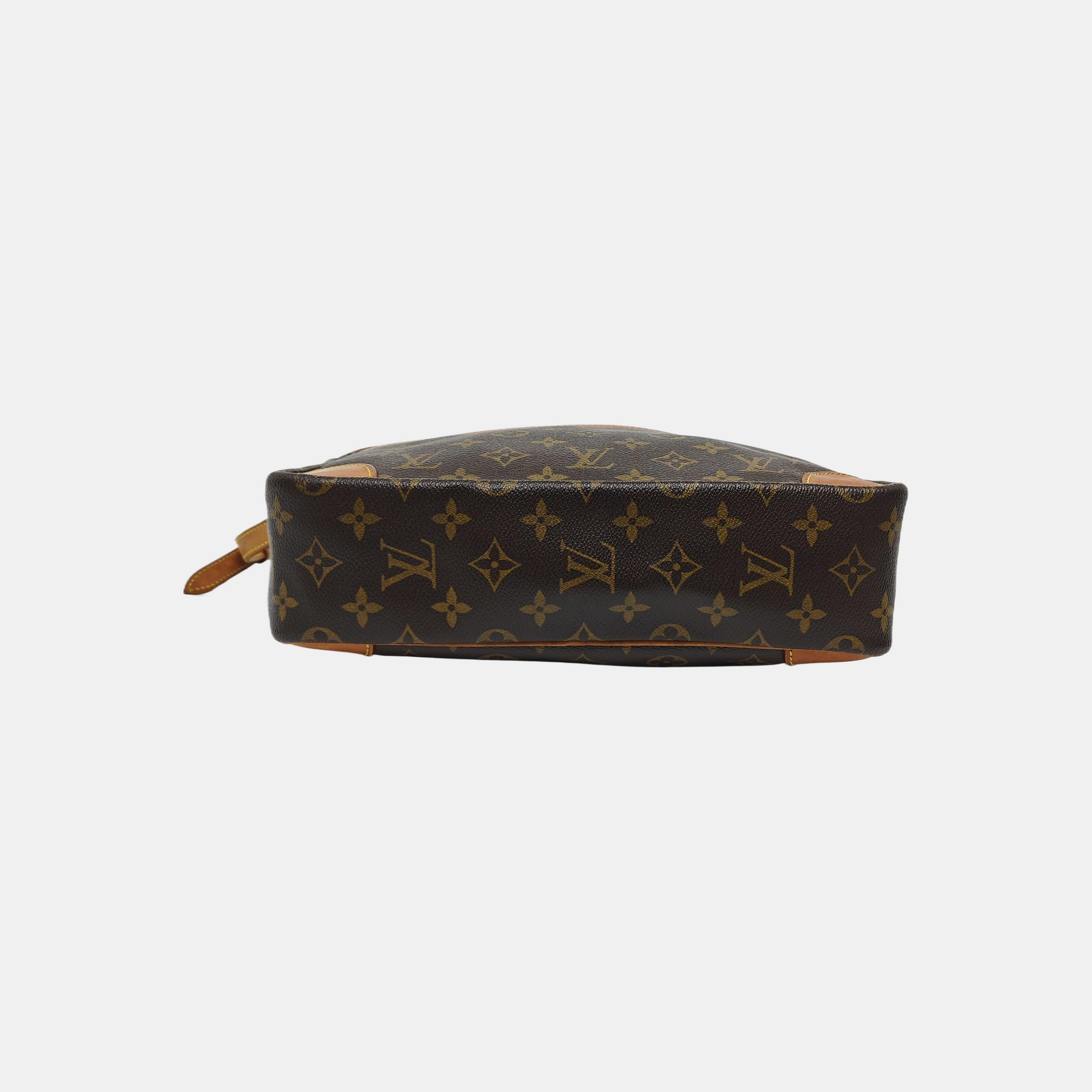 VINTAGE TROCADERO 30 Monogram Coated Canvas Brown